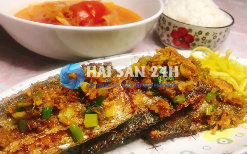 Cá hố chiên sả ớt