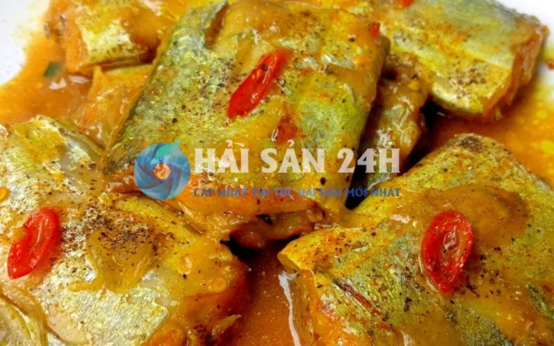 Cá hố kho nghệ/kho tiêu