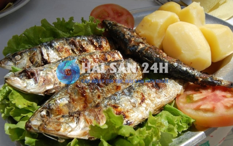 Cá Mòi nướng mọi