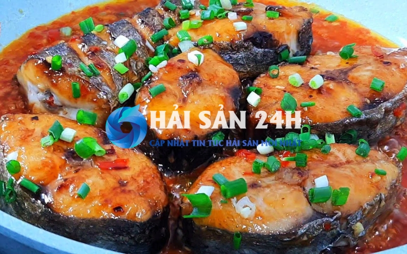 Cá thu chiên mắm tỏi
