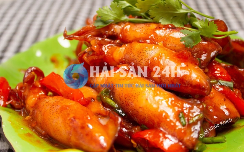 Mực ống - Bí quyết chọn mua và các món ăn từ mực ống siêu ngon 6 Mực ống chiên nước mắm