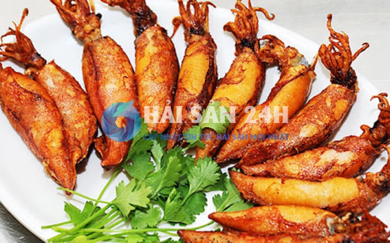 Mực trứng nướng mọi