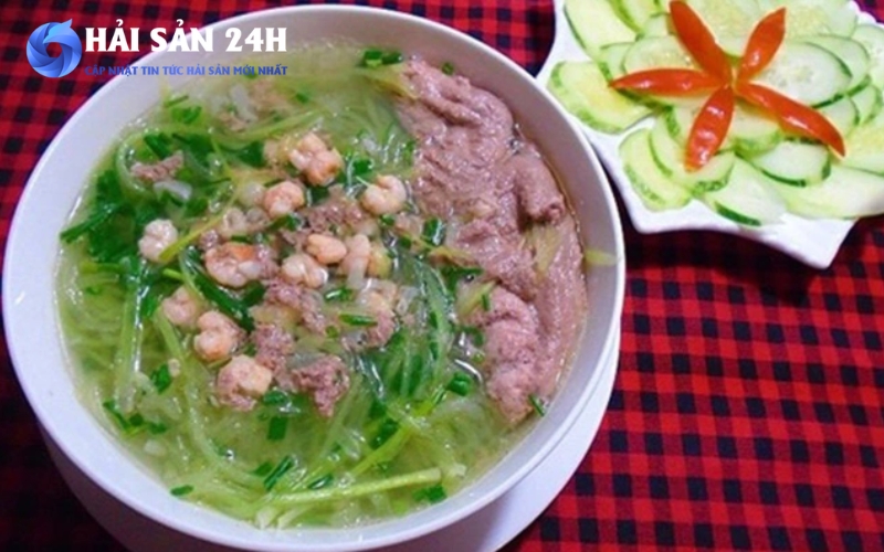 Bề bề nõn nấu canh bầu