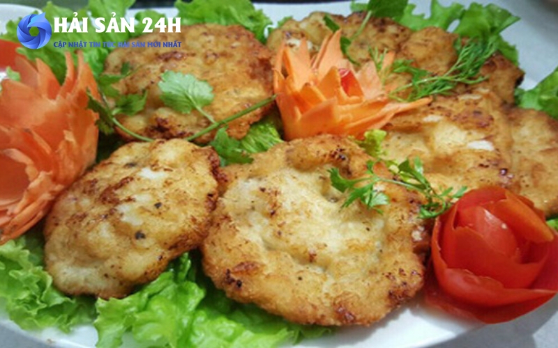 Chả mực kết hợp thịt heo