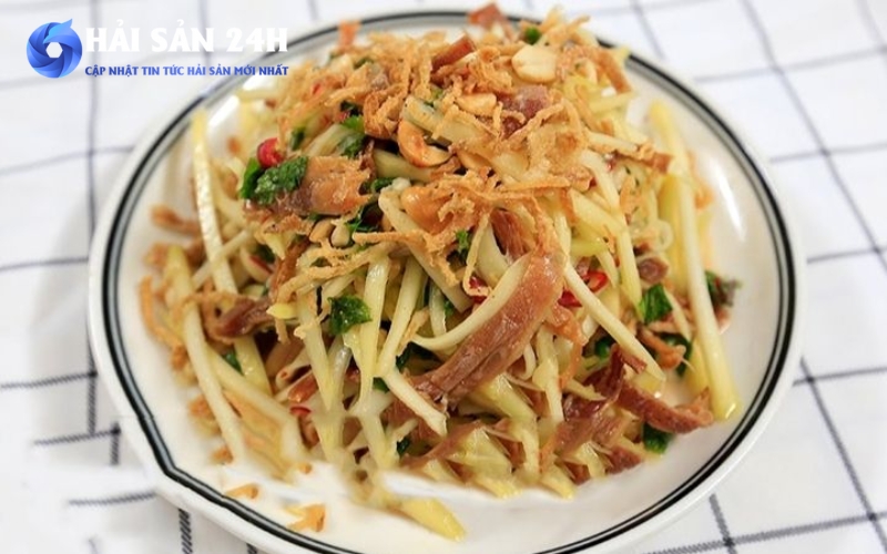 Gỏi xoài mực khô