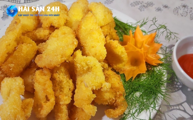 Mực mai chiên giòn (Mực tẩm bột)