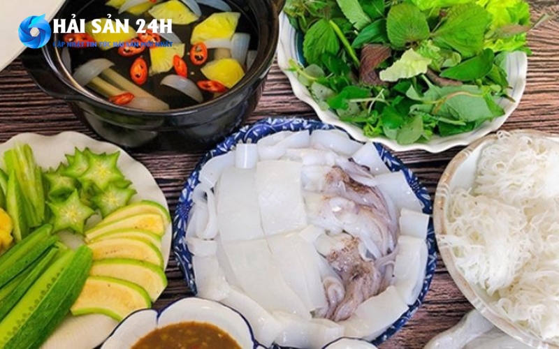 Mực mai nhúng giấm