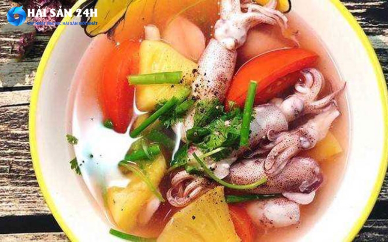 Tổng hợp 10 món ăn làm từ mực trứng ngon dễ làm 10 Mực trứng nấu canh chua