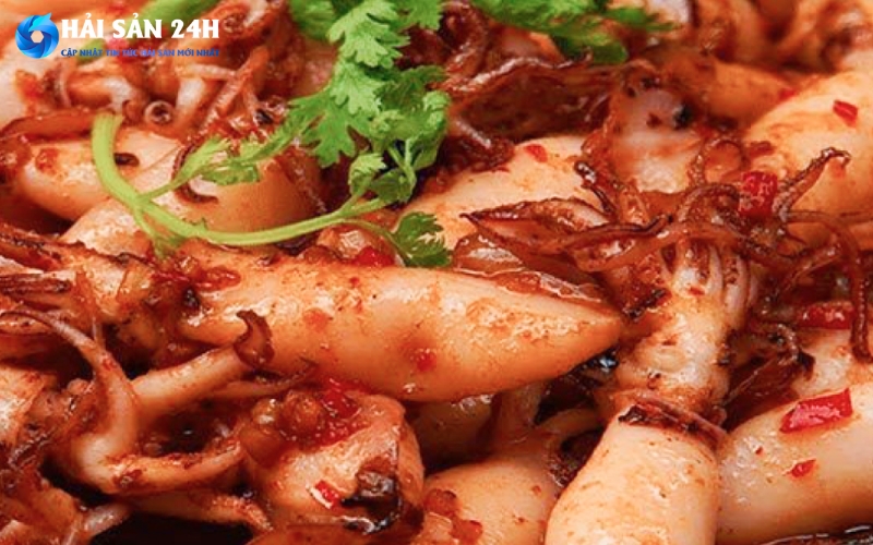 Tổng hợp 10 món ăn làm từ mực trứng ngon dễ làm 6 Mực trứng rim me