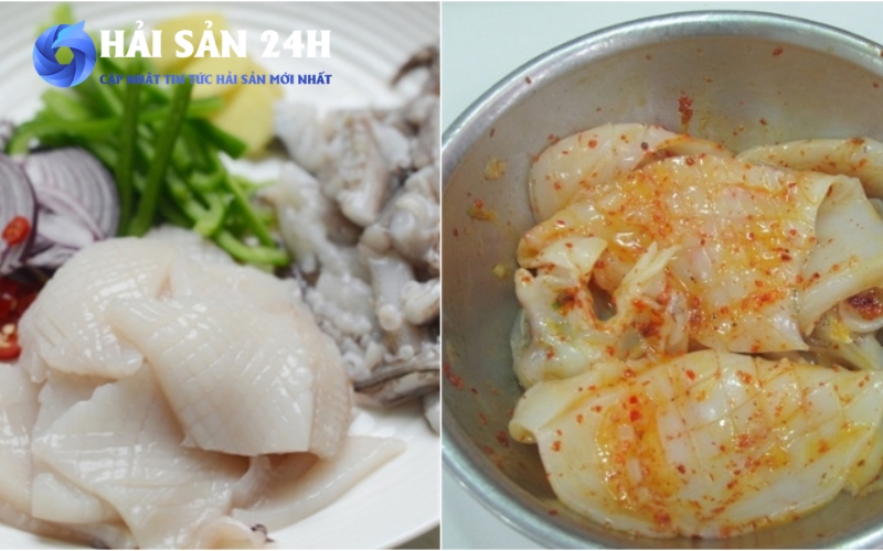 Cách nướng Mực Mai bằng nồi chiên không dầu giòn ngọt không bị khô 4 Công thức sốt ướp mực mai nướng muối ớt đậm đà