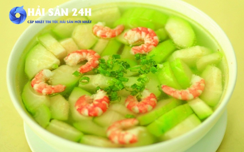 Tôm nõn khô làm món gì ngon? Gợi ý thực tế từ bếp Hải Sản 24h 3 Tôm nõn khô nấu canh